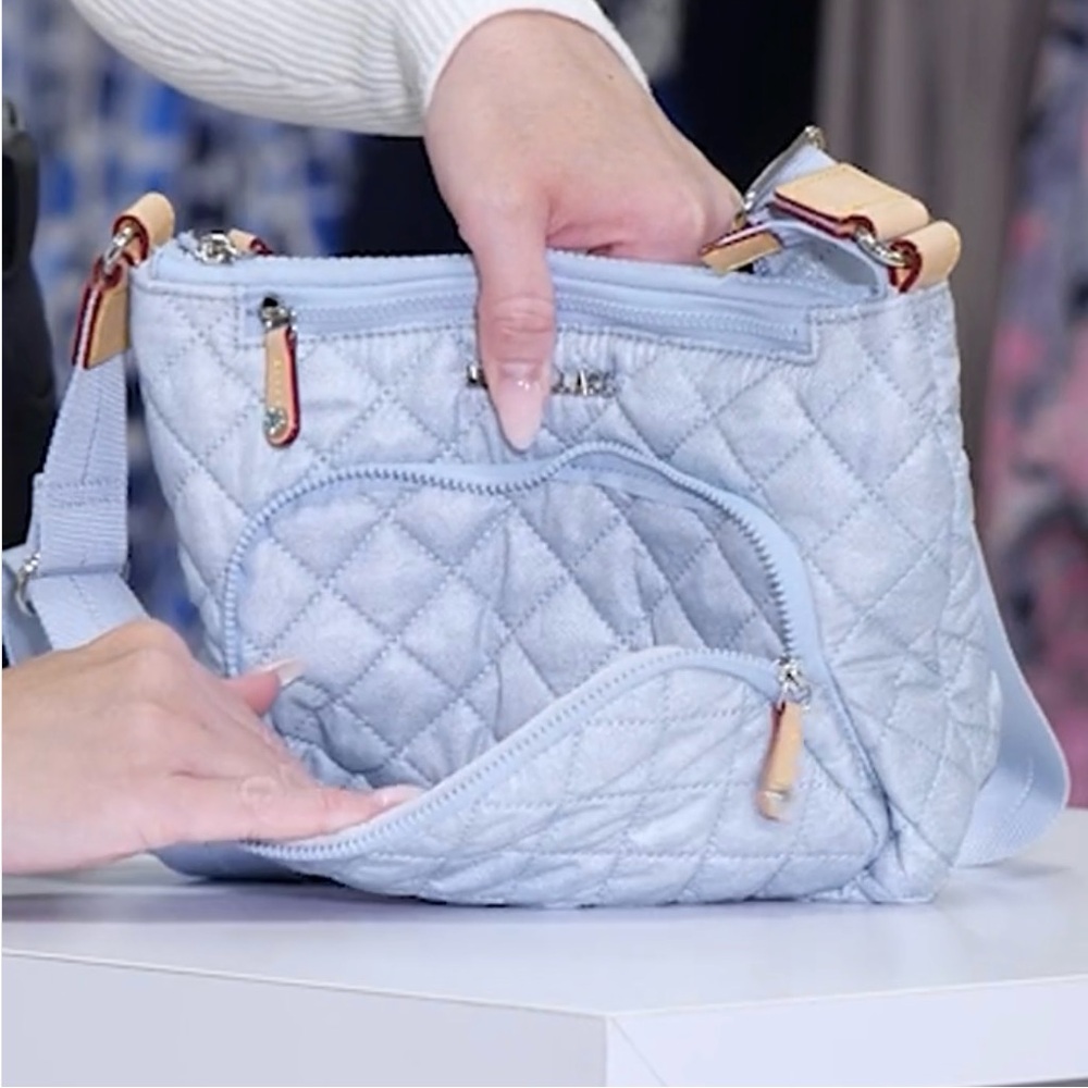 MZ Wallace Metro Scout Deluxe Quilted Crossbody Bag - Picture 6 of 14